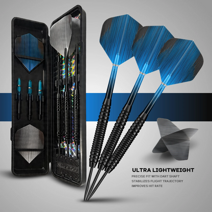 20g Professional Iron Dart Set – Hard Tip with Replaceable Shafts & Flights - Image 1