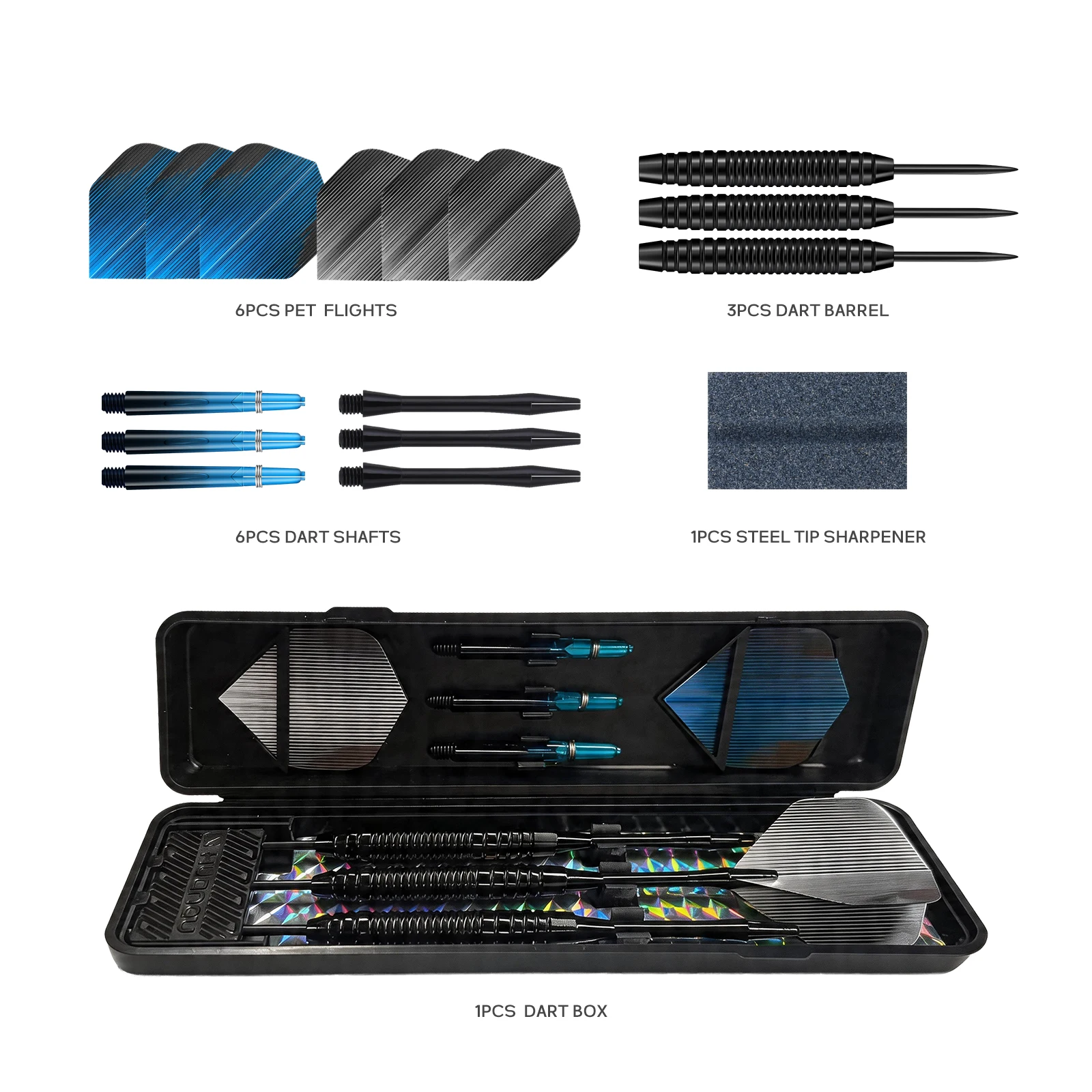 20g Professional Iron Dart Set – Hard Tip with Replaceable Shafts & Flights - Image 3