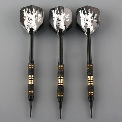 3PCS Professional Black Darts 18g Safty Soft Darts Electronic Soft Tip Dardos For Indoor Dartboard Games - Image 7