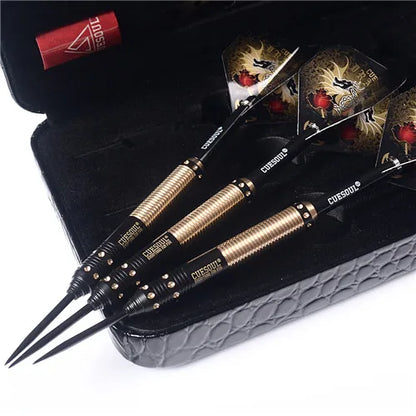 CUESOUL 21/23/25 Grams Deluxe Brass Steel Tip Darts Set  Dragon Series - Image 7