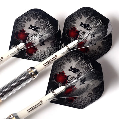 CUESOUL 21/23/25 Grams Deluxe Brass Steel Tip Darts Set  Dragon Series - Image 5