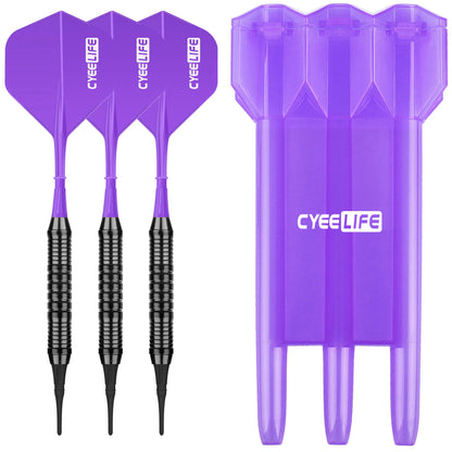 CyeeLife 18g Soft tipped Dart Professional Indoor plastic tip Darts Set For Electronic Dartboard Games Plastic stor - Image 5