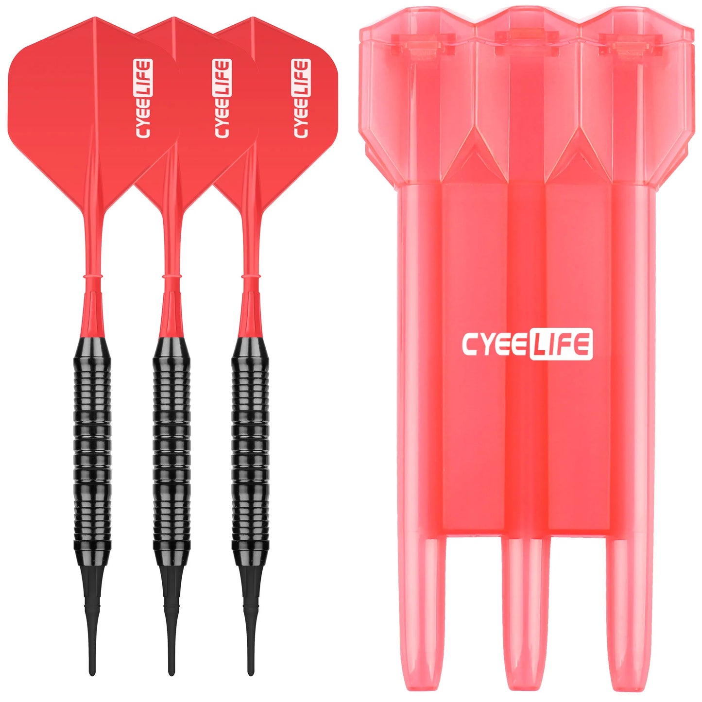 CyeeLife 18g Soft tipped Dart Professional Indoor plastic tip Darts Set For Electronic Dartboard Games Plastic stor - Image 3