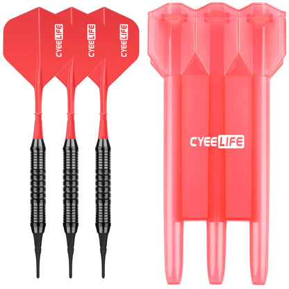CyeeLife 18g Soft tipped Dart Professional Indoor plastic tip Darts Set For Electronic Dartboard Games Plastic stor - Image 3