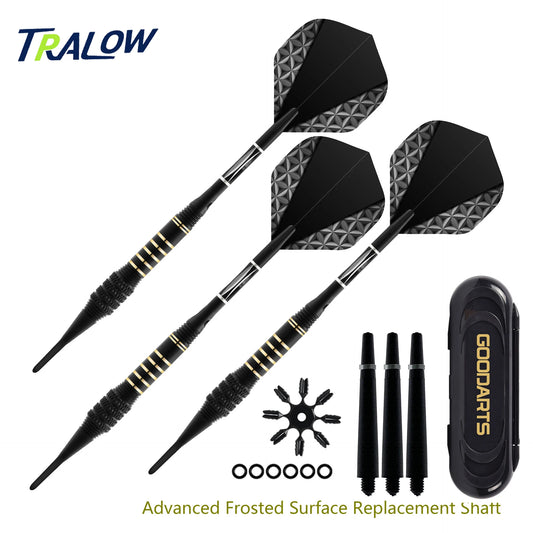 TRALOW 3/6/12PCS Professional Soft Tip Darts Set for Electronic Dartboard Darts Plastic Tip Multiple Dart Patterns - Image 1