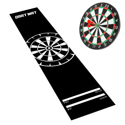 Dart Mat Non Slip Darts Mat Checkouts with Throw Lines Heavy Duty Dart Points and Flooring Protector for Game Room - Image 2