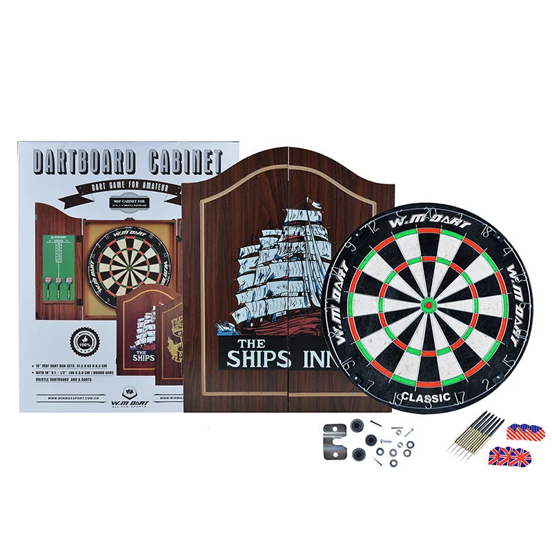 8-inch Hinge Dart Box Set Adult Competition Training Complete Dartboard Dart Set Recreational Sports Set With 6 Dar - Image 3