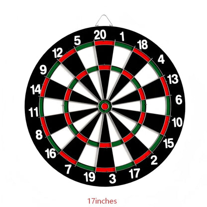 17 inch Dart Board Game Set with Dart Needle Double sided Hanging Dart Target+3 Dart Wall Mounted Double sided Dual - Image 6