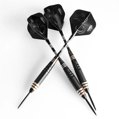 CyeeLife 26g Professional Dart Set 3PCS Steel Tip Darts Flights Anti-Fall Hard Dart Pure copper Dart Flying For Dar - Image 3