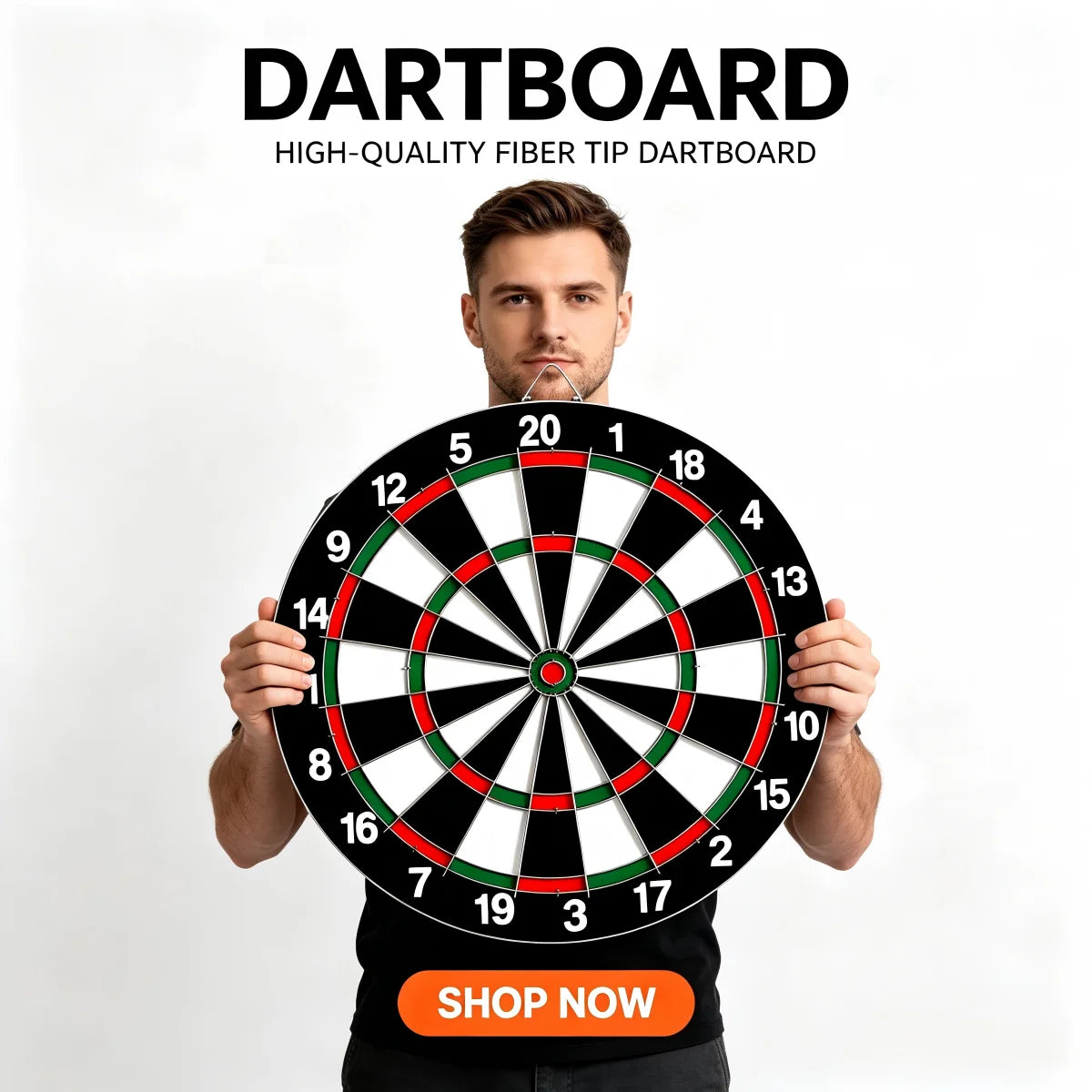 17 inch Dart Board Game Set with Dart Needle Double sided Hanging Dart Target+3 Dart Wall Mounted Double sided Dual - Image 2