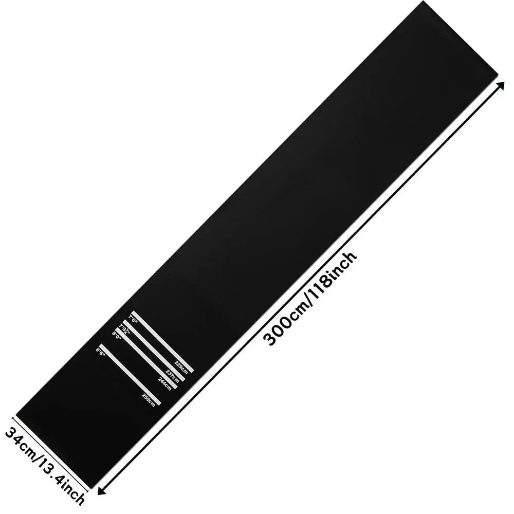 Darts Mat Non-slip Protective Pad Shock Absorbing with 4 Throw Distances 300x34cm Dart Carpet Runner for Women Fami - Image 7
