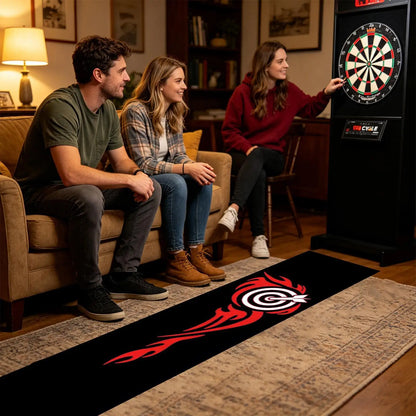 Dart Rug Non-Slip with Throw Line Portable Protective Dart Mat for Game Room Recreation Center Sports Club Office B - Image 5