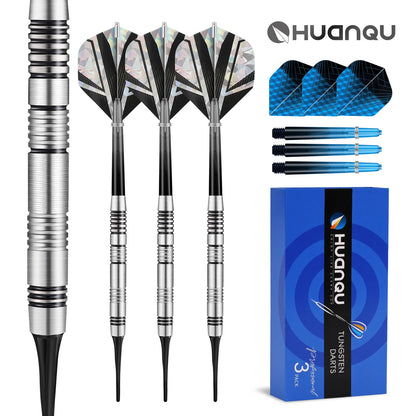 Huanqu 18g 80% Tungsten Soft Tip Dart Set – Professional Competition Darts - Image 7