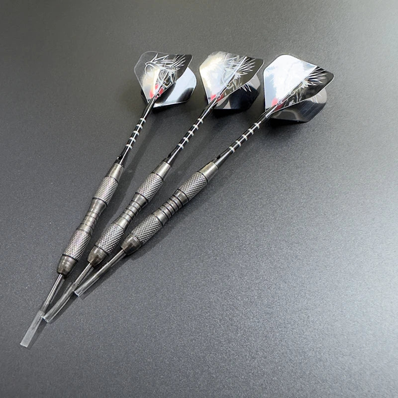 3pcs/Set Metal High-grade Imitation Tungsten Steel Needle Darts 20g Professional Competition Training Black Aluminu - Image 1