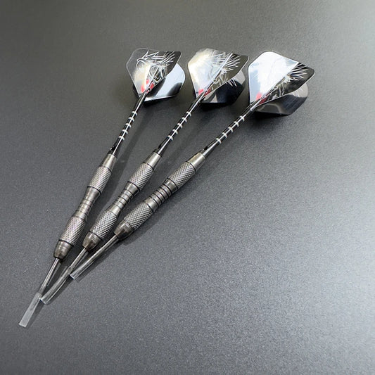 3pcs/Set Metal High-grade Imitation Tungsten Steel Needle Darts 20g Professional Competition Training Black Aluminu - Image 1