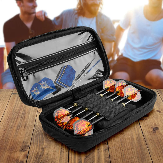 Dart Storage Holder Carrying Bag Darts Organizer with 6 Elastic Bands Multipurpose Dart Carrying Cases Darts Protec - Image 1