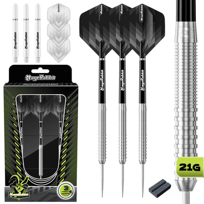 MageRabbit Pegasus Professional 90％ Tungsten Steeltip Darts Set Available in  23 Gram with Flights, Stems ( Shafts - Image 8