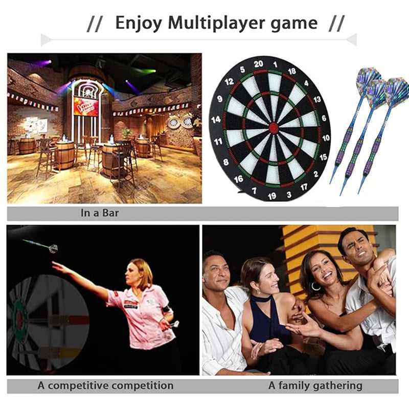 TRALOW 3/6/12PCS Professional Soft Tip Darts Set for Electronic Dartboard Darts Plastic Tip Multiple Dart Patterns - Image 6