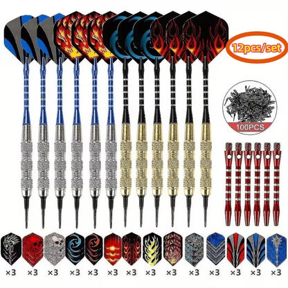 TRALOW 3/6/12PCS Professional Soft Tip Darts Set for Electronic Dartboard Darts Plastic Tip Multiple Dart Patterns - Image 13