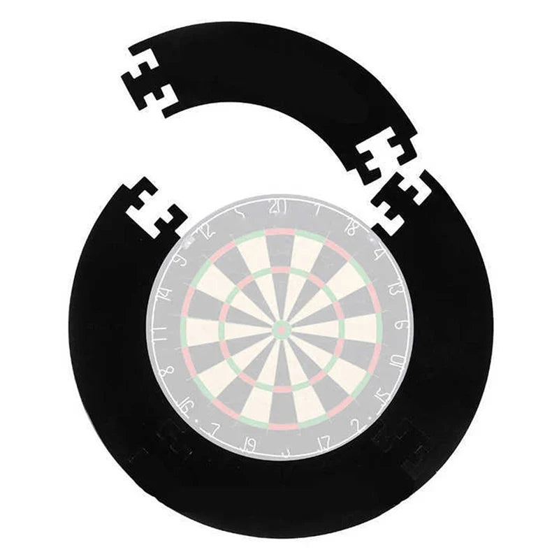 EVA Dartboard Surround Jigsaw Dart Board Protection Ring Lightweight Wall Dart Backboard Ring Removable Dartboard S - Image 1