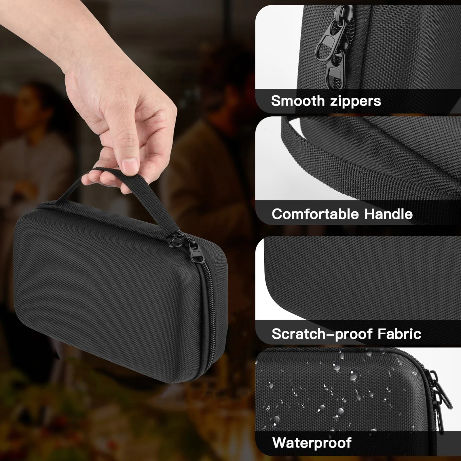 Dart Storage Holder Carrying Bag Darts Organizer with 6 Elastic Bands Multipurpose Dart Carrying Cases Darts Protec - Image 2