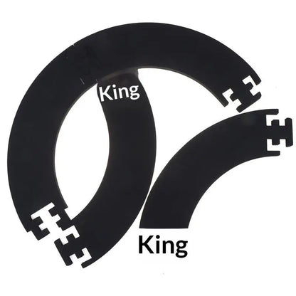 18in EVA Dartboard Surround Set 4Pcs Jigsaw Protection Ring for Dart Board Removable Easy Assembly for Home Game Ro - Image 4