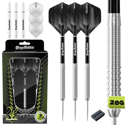 MageRabbit Pegasus Professional 90％ Tungsten Steeltip Darts Set Available in  23 Gram with Flights, Stems ( Shafts - Image 9