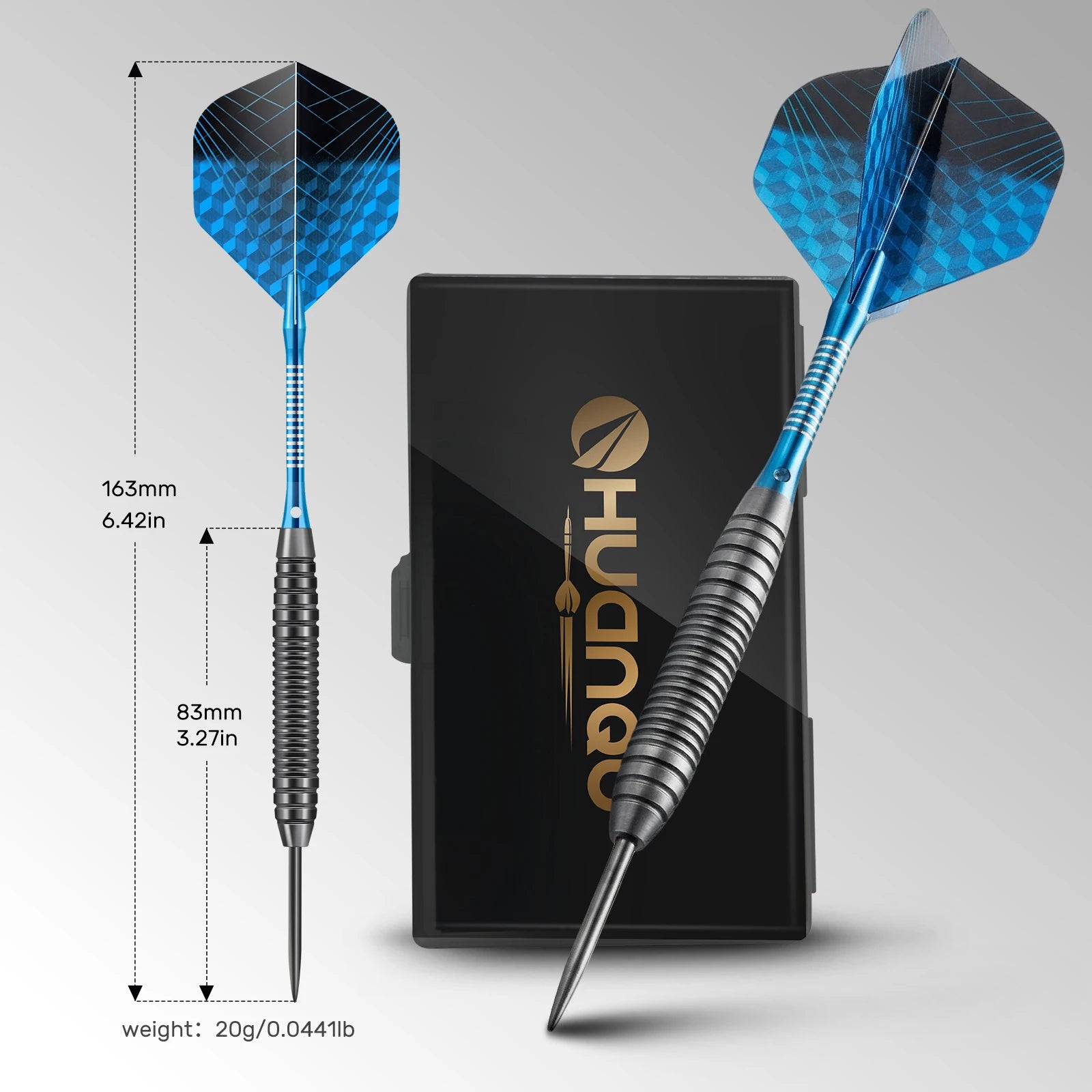 Huanqu 20g Needle Dart Set, 12-Piece Beginner Iron Darts, Multiple Color Combinations, Includes Various Accessories - Image 3