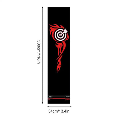 Darts Mat Darts Training pad With Throw Line Wear-resistant Floor Protective rag for Game bedRoom Recreation Center - Image 9