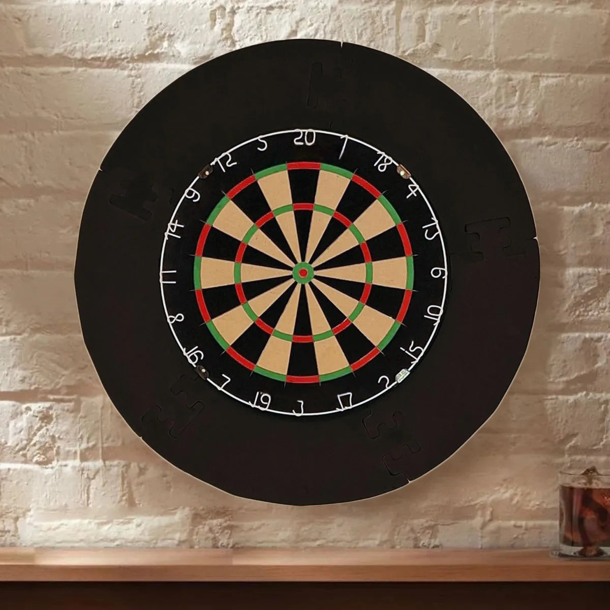 18inch Dartboard Surround Protector, EVA Foam Wall Guard with Interlocking Design for 45cm Dia Dartboards, Dart Gam - Image 1