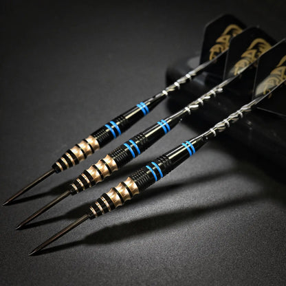 6pcs Professional Tungsten Steel Darts Set with Storage Box | 22g Steel Tip Darts - Image 1