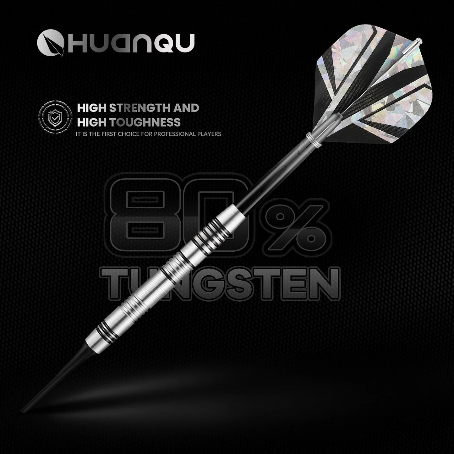 Huanqu 18g 80% Tungsten Soft Tip Dart Set – Professional Competition Darts - Image 4