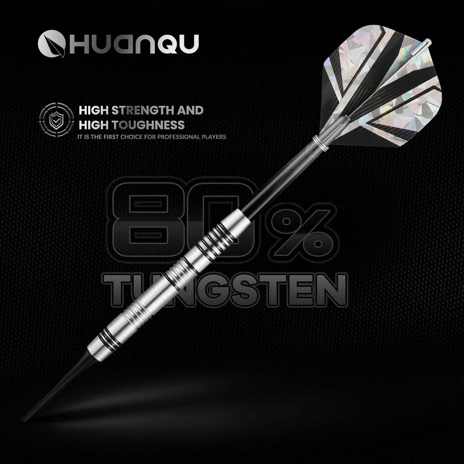 Huanqu 18g 80% Tungsten Soft Tip Dart Set – Professional Competition Darts - Image 4