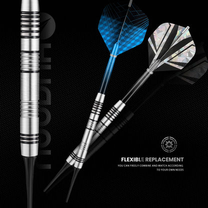 Huanqu 18g 80% Tungsten Soft Tip Dart Set – Professional Competition Darts - Image 6