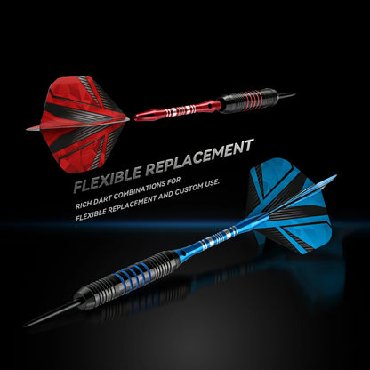 Huanqu 24g Six-Piece Iron Dart Set, with Additional Professional Dart Accessories Such as Dart Wings and Dart Shaft - Image 4