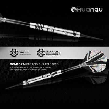 Huanqu 18g 80% Tungsten Soft Tip Dart Set – Professional Competition Darts - Image 5