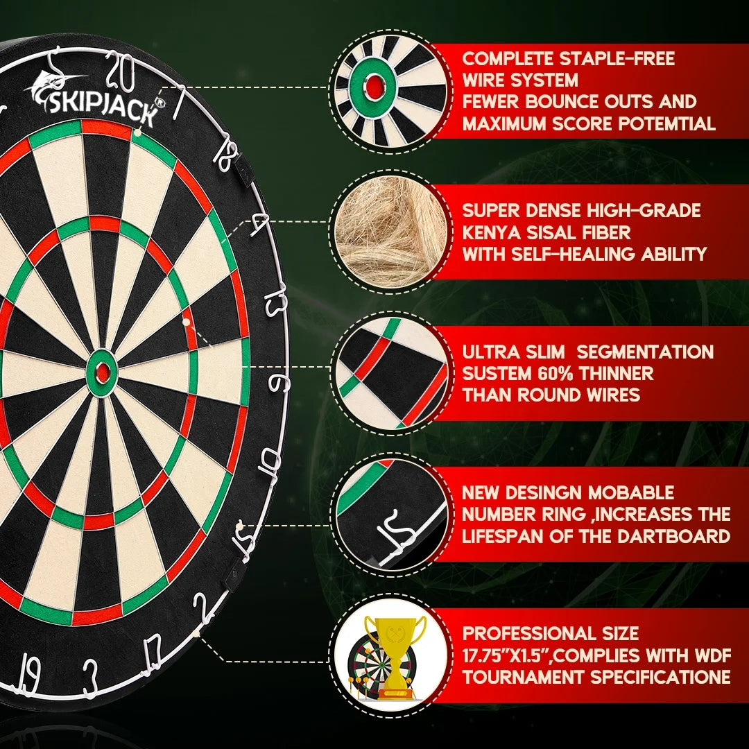 Wholesale Sales Dartscheibe Custom Professional Dartboard Set Sisal Dart Board for Sports Enthusiasts - Image 3