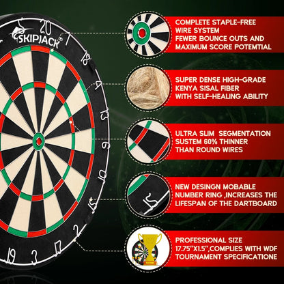 Wholesale Sales Dartscheibe Custom Professional Dartboard Set Sisal Dart Board for Sports Enthusiasts - Image 3