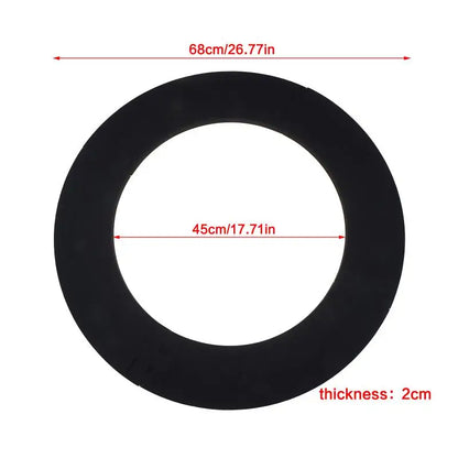 18in EVA Dartboard Surround Set 4Pcs Jigsaw Protection Ring for Dart Board Removable Easy Assembly for Home Game Ro - Image 5