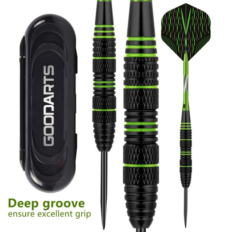 Professional 3 Pcs/Sets of Darts 24g Steel Tip Dart with Aluminium ShaftsDart Flights High Quality for Dartboard Ga - Image 1