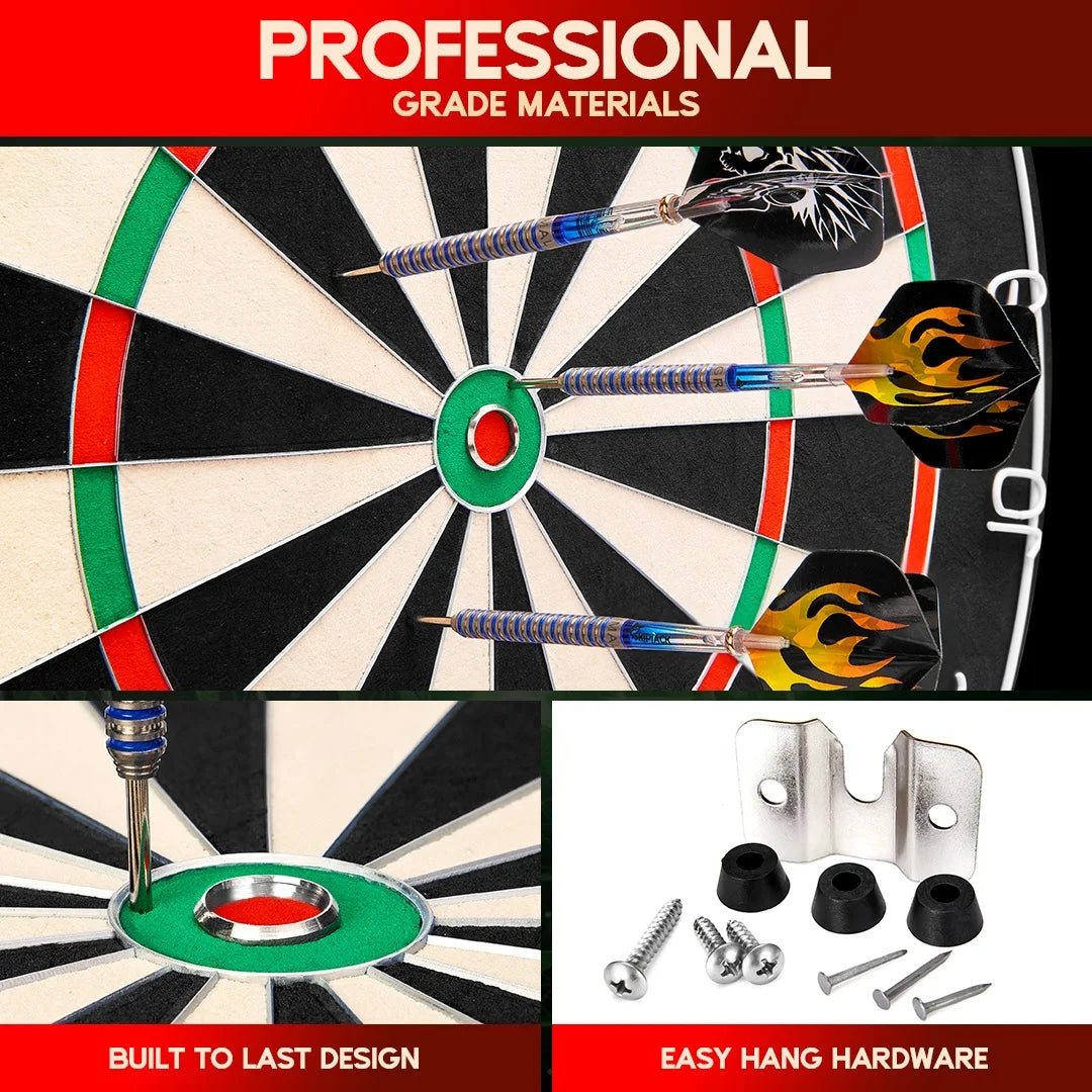 Wholesale Sales Dartscheibe Custom Professional Dartboard Set Sisal Dart Board for Sports Enthusiasts - Image 5