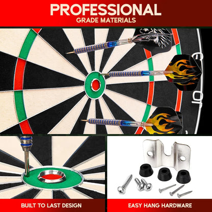 Wholesale Sales Dartscheibe Custom Professional Dartboard Set Sisal Dart Board for Sports Enthusiasts - Image 5