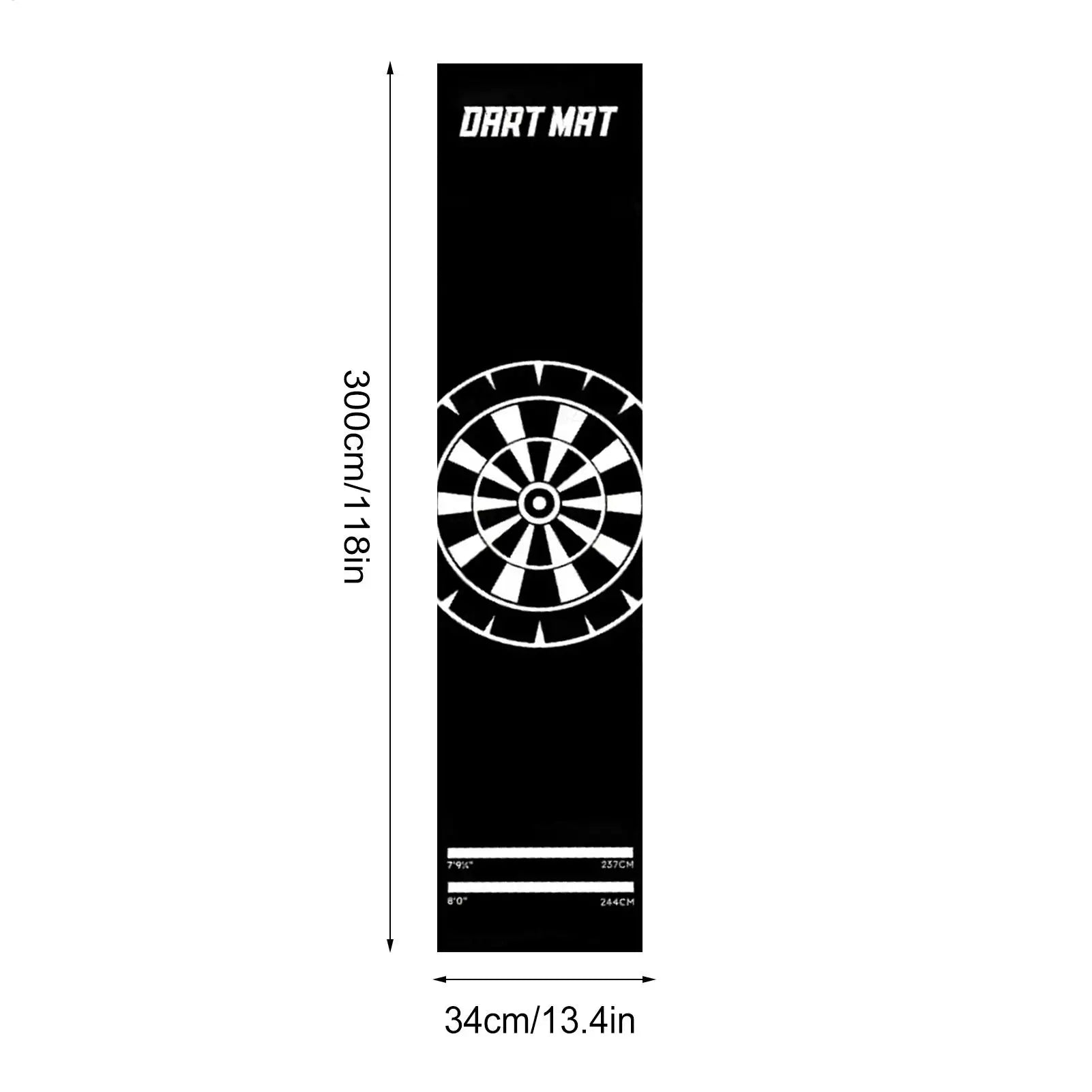 Darts Mat Darts Training pad With Throw Line Wear-resistant Floor Protective rag for Game bedRoom Recreation Center - Image 6
