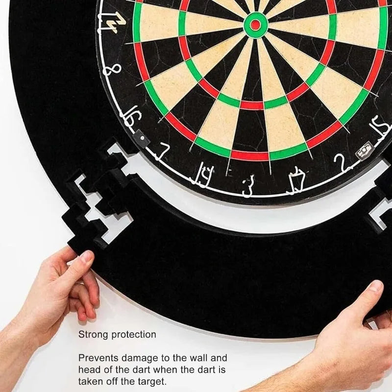 EVA Dartboard Surround Jigsaw Dart Board Protection Ring Lightweight Wall Dart Backboard Ring Removable Dartboard S - Image 4