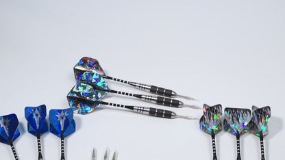 22g Tungsten Steel Tip Darts – 3-Pack Professional Hard Dart Set